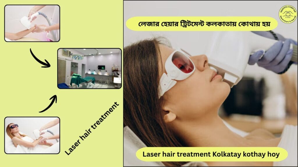 Laser hair treatment Kolkatay kothay hoy